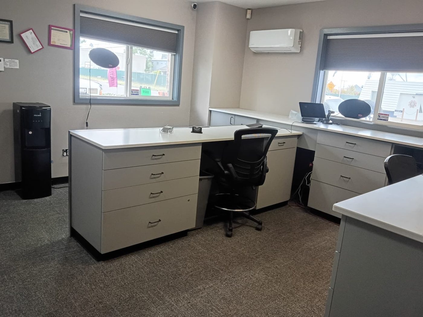 Customer counter area inside the Hillsboro shop