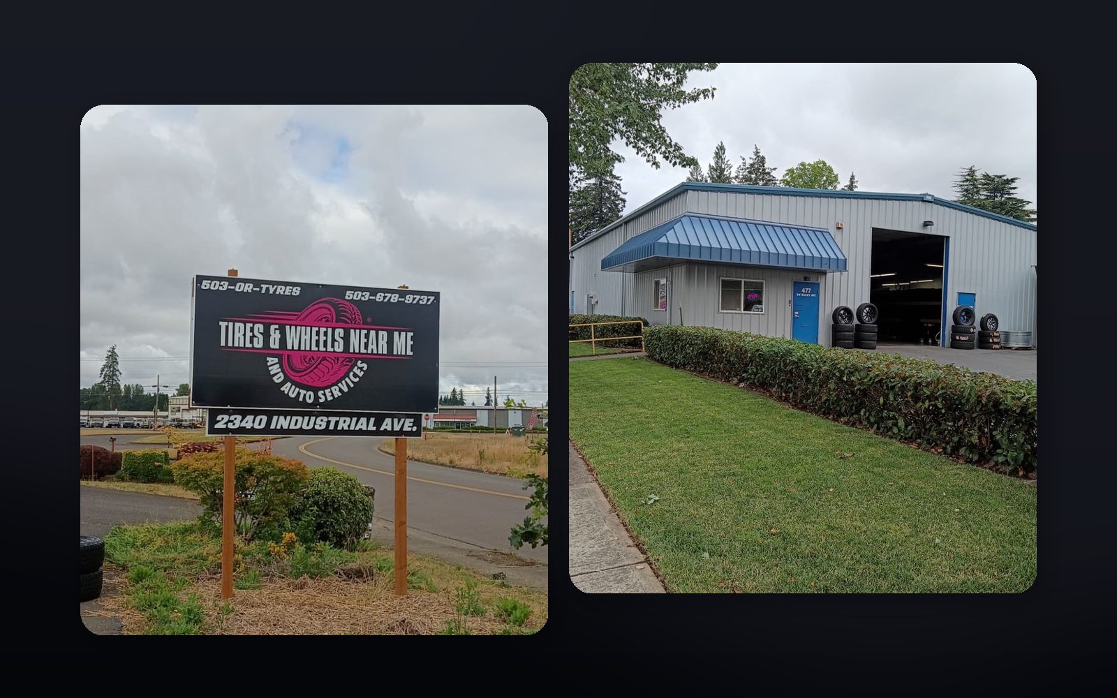 Tires and Wheels Near Me locations in Hubbard and Hillsboro, Oregon